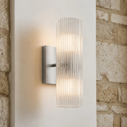 Doran Modern Elegant Alabaster Tube Sconce 20