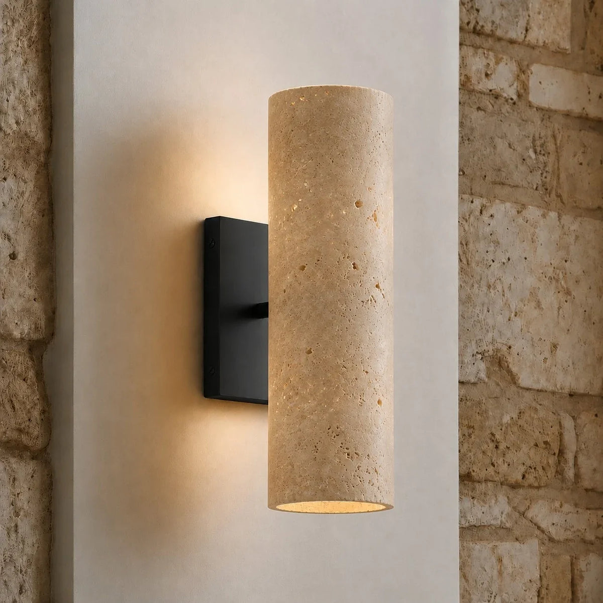 Doran Modern Elegant Alabaster Tube Sconce 21