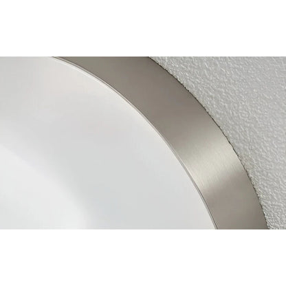 Ambrelo Modern Round Wall Sconce Amber Glass