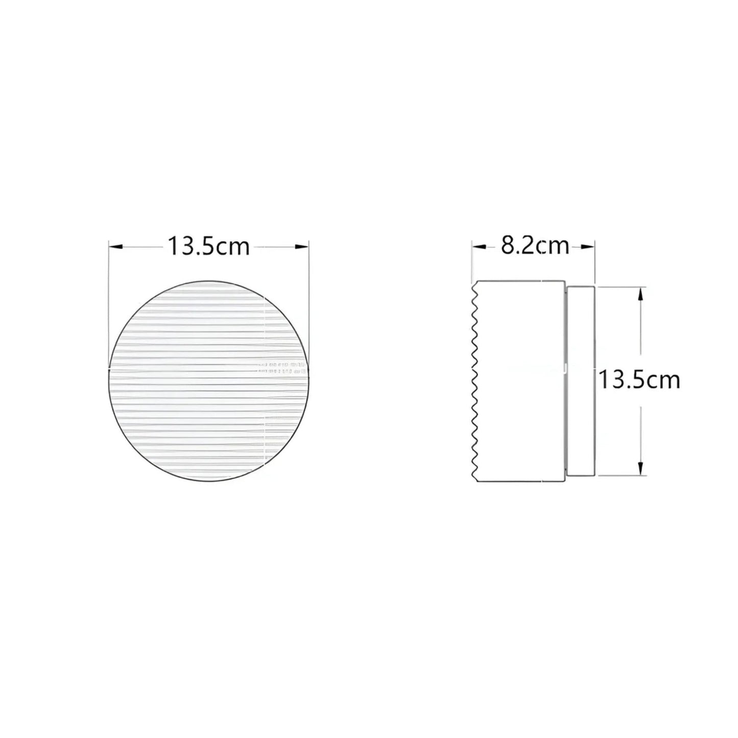 Ambrelo Modern Round Wall Sconce Amber Glass
