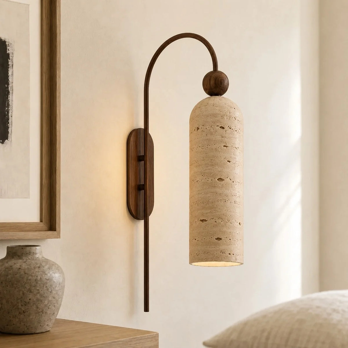 Azura Antique Cylinder Vertical Ribbed Glass Wall Sconce 12