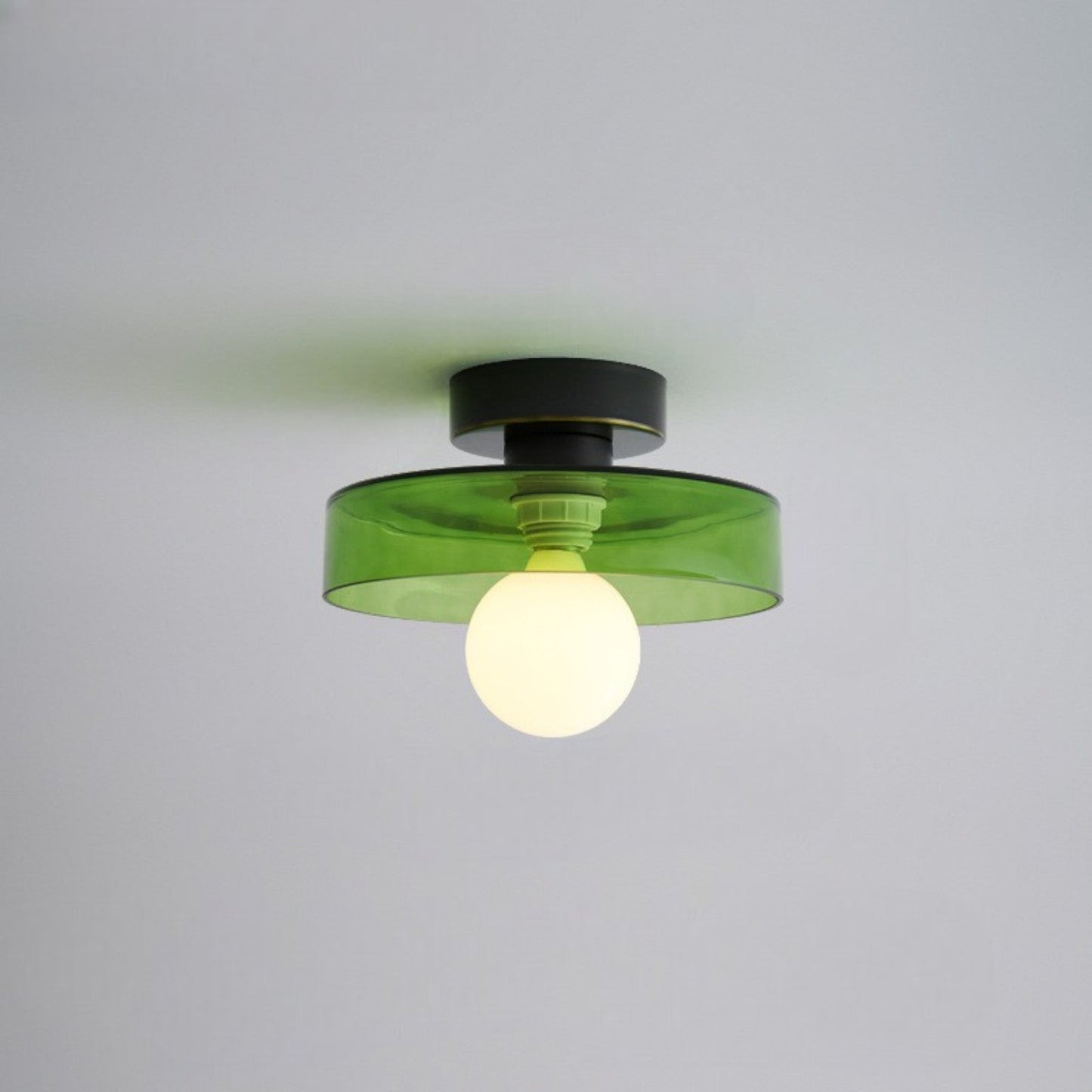 Elara haus Glass LED Ceiling Light - Dimmable