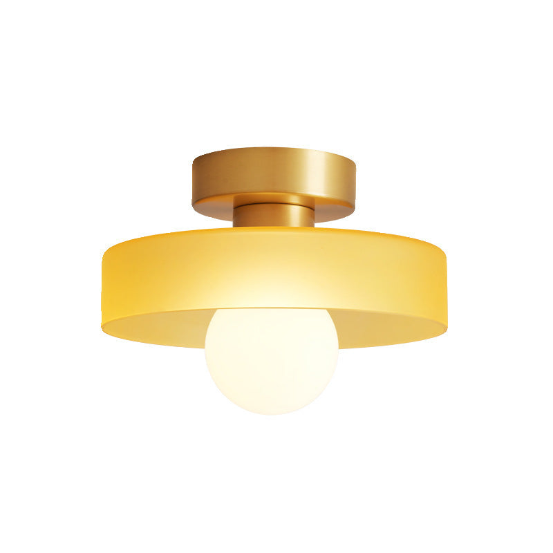 Elara haus Glass LED Ceiling Light - Dimmable