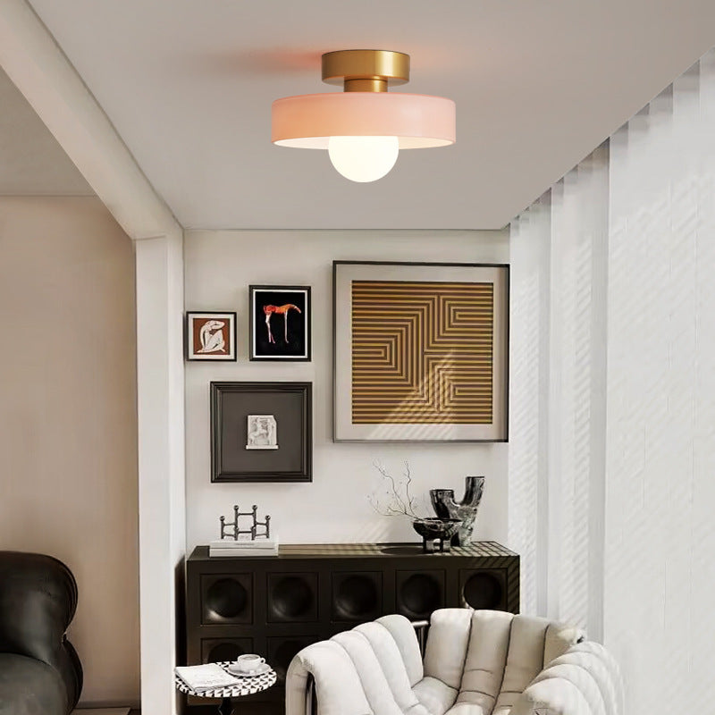 Elara haus Glass LED Ceiling Light - Dimmable