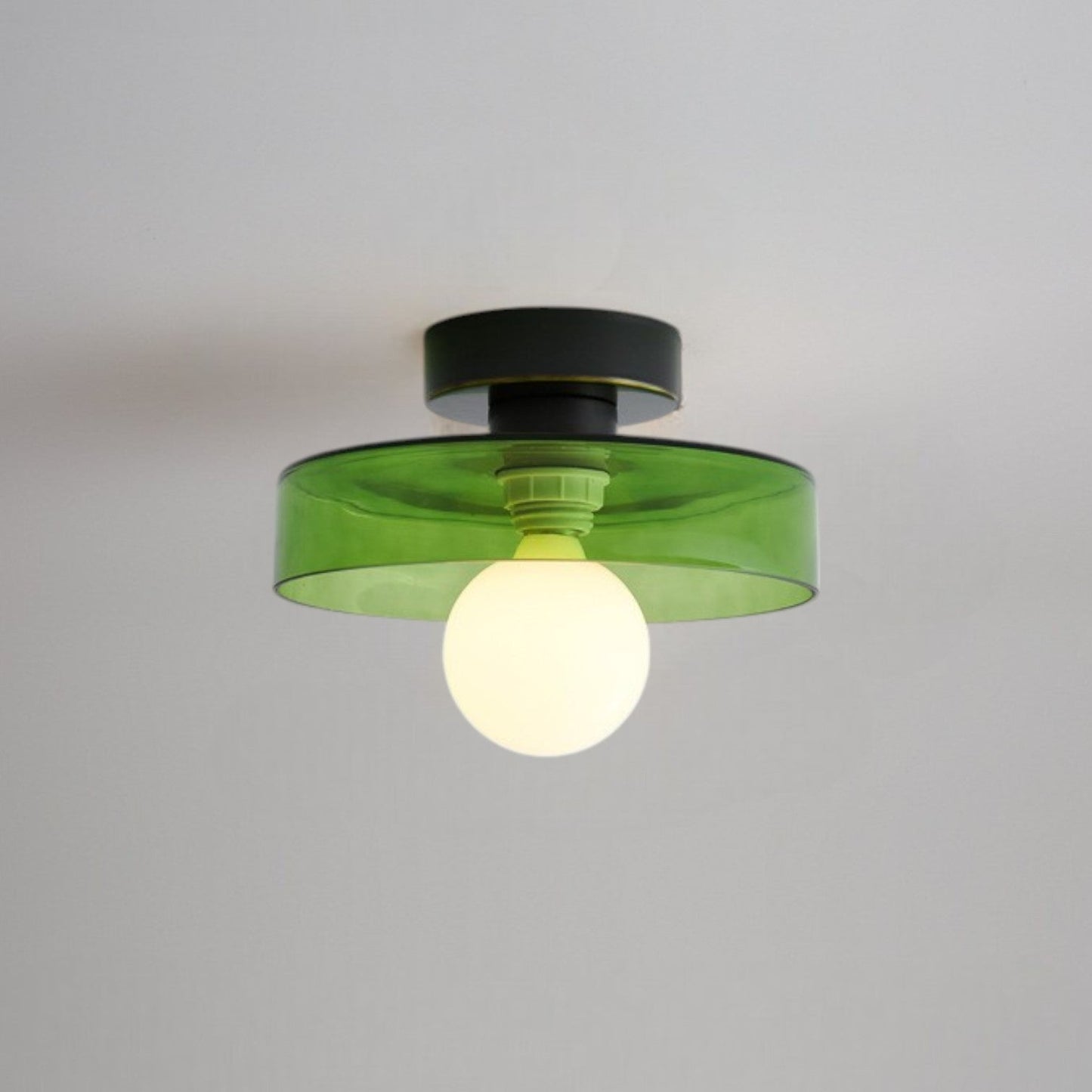 Elara haus Glass LED Ceiling Light - Dimmable