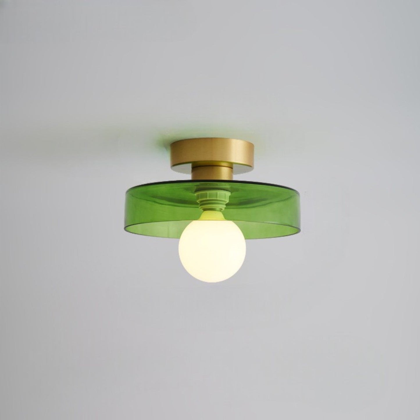 Elara haus Glass LED Ceiling Light - Dimmable
