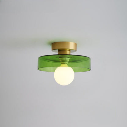 Elara haus Glass LED Ceiling Light - Dimmable