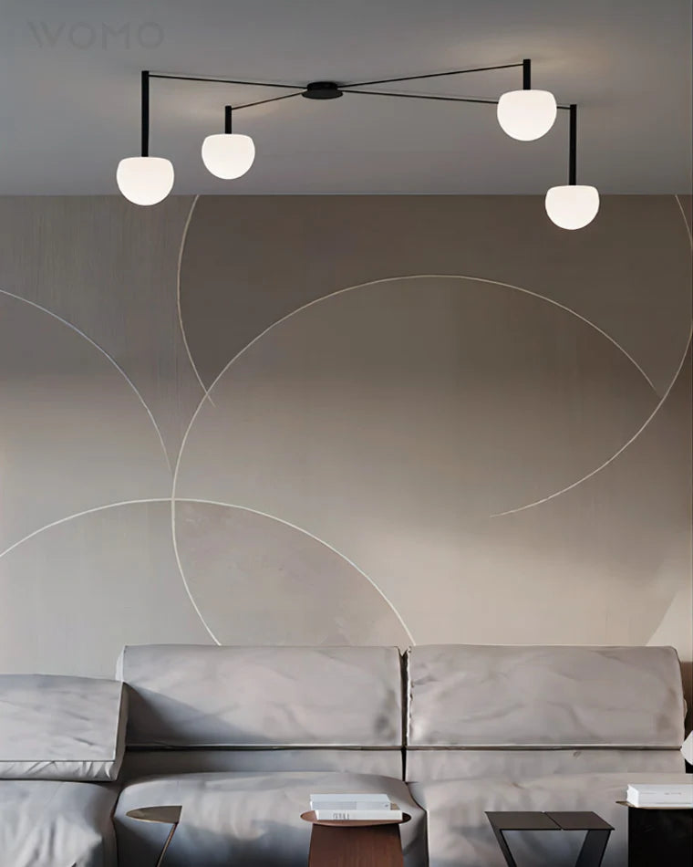 WOMO Custom Frosted Glass Globe Ceiling Light-WM1029 8