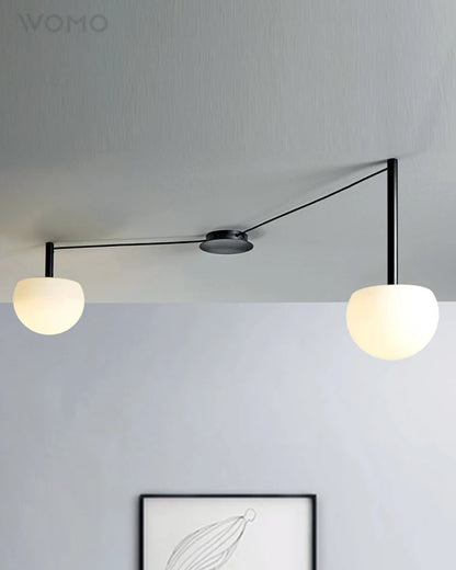 WOMO Custom Frosted Glass Globe Ceiling Light-WM1029 9
