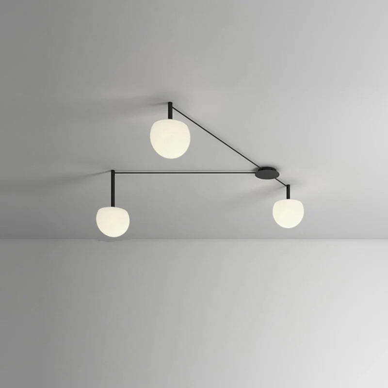 WOMO Custom Frosted Glass Globe Ceiling Light-WM1029 10