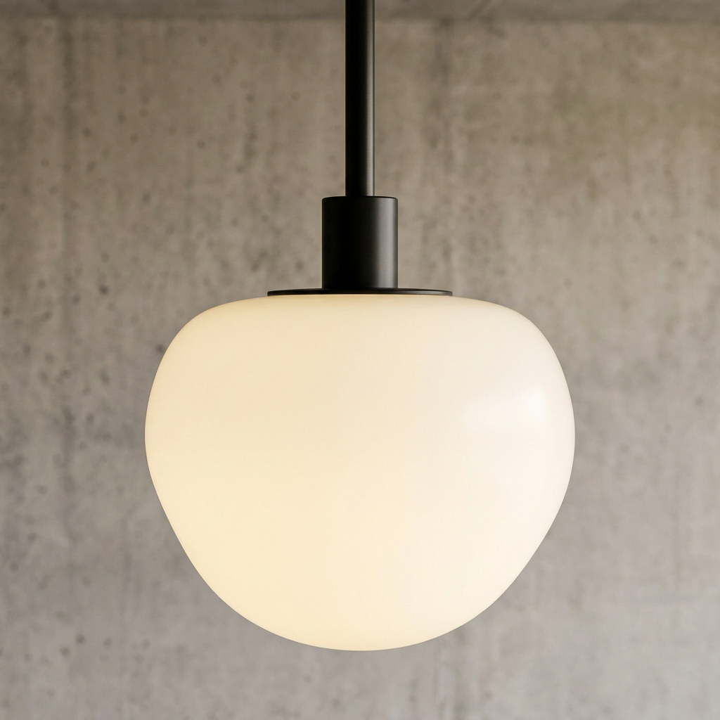 Branching Arm Globe Ceiling Light