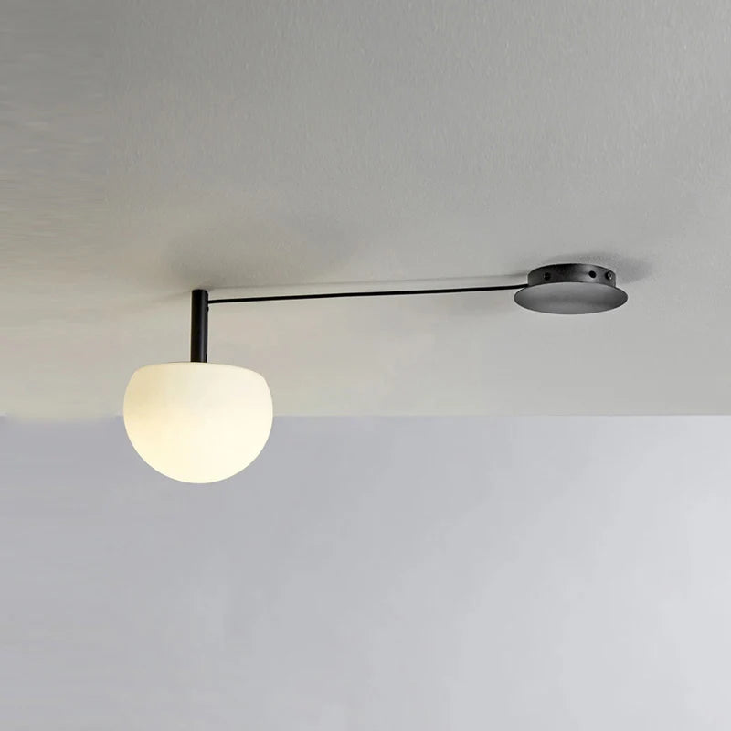 WOMO Custom Frosted Glass Globe Ceiling Light-WM1029 0
