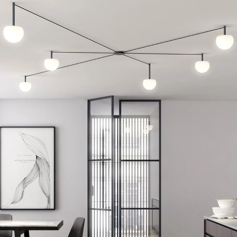 WOMO Custom Frosted Glass Globe Ceiling Light-WM1029 2