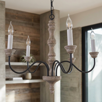 Candle Style Chandelier Light Fixture