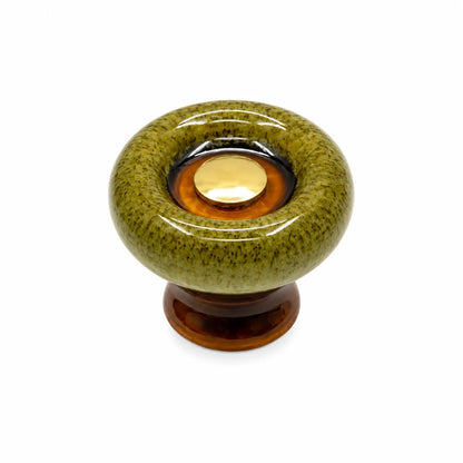 Elara Haus Ceramic Cabinet Knob - Smooth Finish Compact Design 7