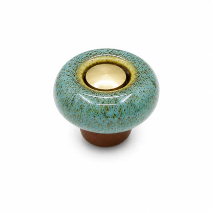 Elara Haus Ceramic Cabinet Knob - Smooth Finish Compact Design 8