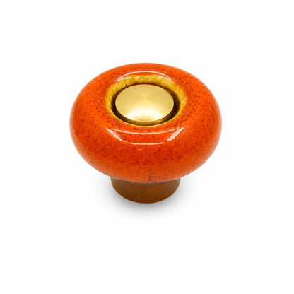 Elara Haus Ceramic Cabinet Knob - Smooth Finish Compact Design 11