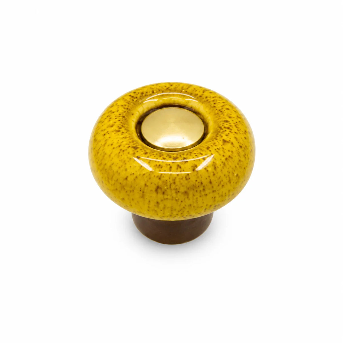 Elara Haus Ceramic Cabinet Knob - Smooth Finish Compact Design 12