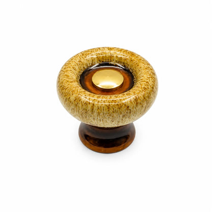 Elara Haus Ceramic Cabinet Knob - Smooth Finish Compact Design 0