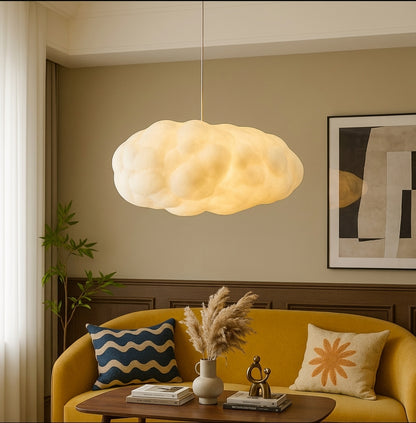 Cloud Pendant Light Modern White Hanging Ceiling Lamp