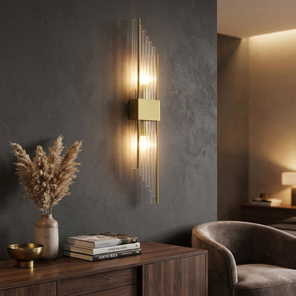 Contemporary Crystal Wall Light - 3 Colour Temperature Modes