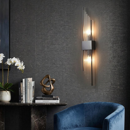 Contemporary Crystal Wall Light - 3 Colour Temperature Modes