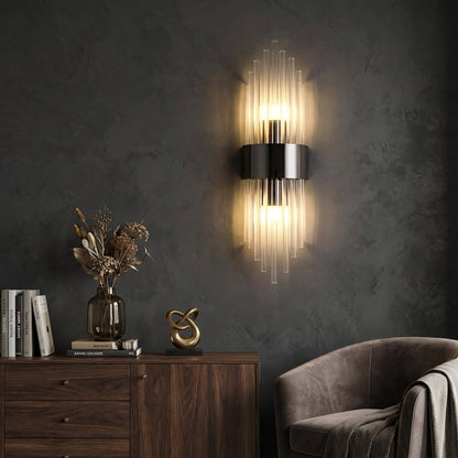 Contemporary Crystal Wall Light - 3 Colour Temperature Modes