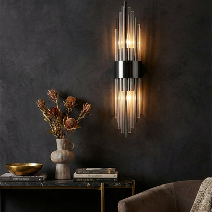Contemporary Crystal Wall Light - 3 Colour Temperature Modes