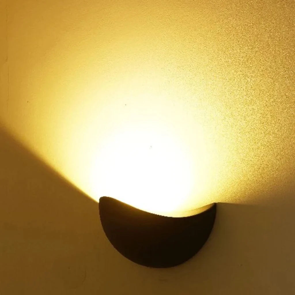 Elara Haus Wall Light - Aluminium Minimalist Half-Round LED Outdoor Wall Lights 8