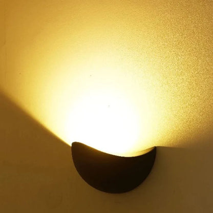 Elara Haus Wall Light - Aluminium Minimalist Half-Round LED Outdoor Wall Lights 8