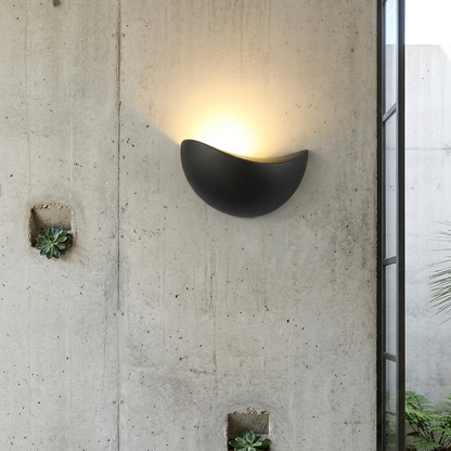 Crescent-Shaped LED Wall Light Sconce