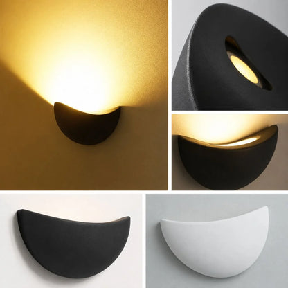 Elara Haus Wall Light - Aluminium Minimalist Half-Round LED Outdoor Wall Lights 6