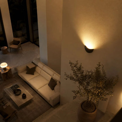 Elara Haus Wall Light - Aluminium Minimalist Half-Round LED Outdoor Wall Lights 7