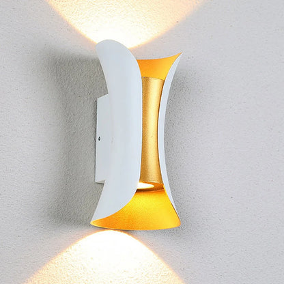 Up Down Lighting Wall Lights Modern Curved LED Waterproof Light 9