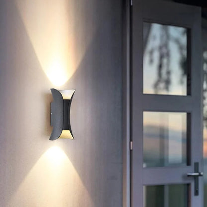 Up Down Lighting Wall Lights Modern Curved LED Waterproof Light 10