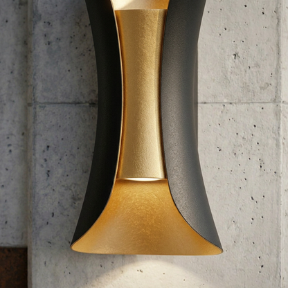 Curved Wall Light with Up and Down Illumination