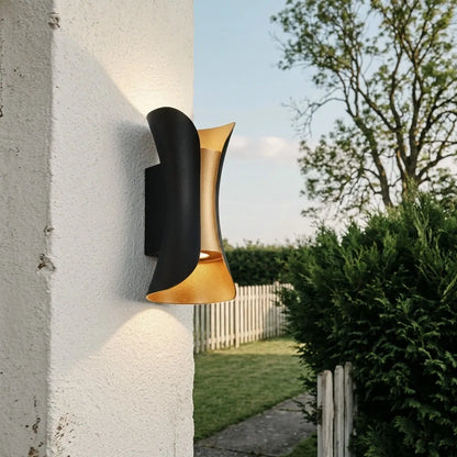 Up Down Lighting Wall Lights Modern Curved LED Waterproof Light 1
