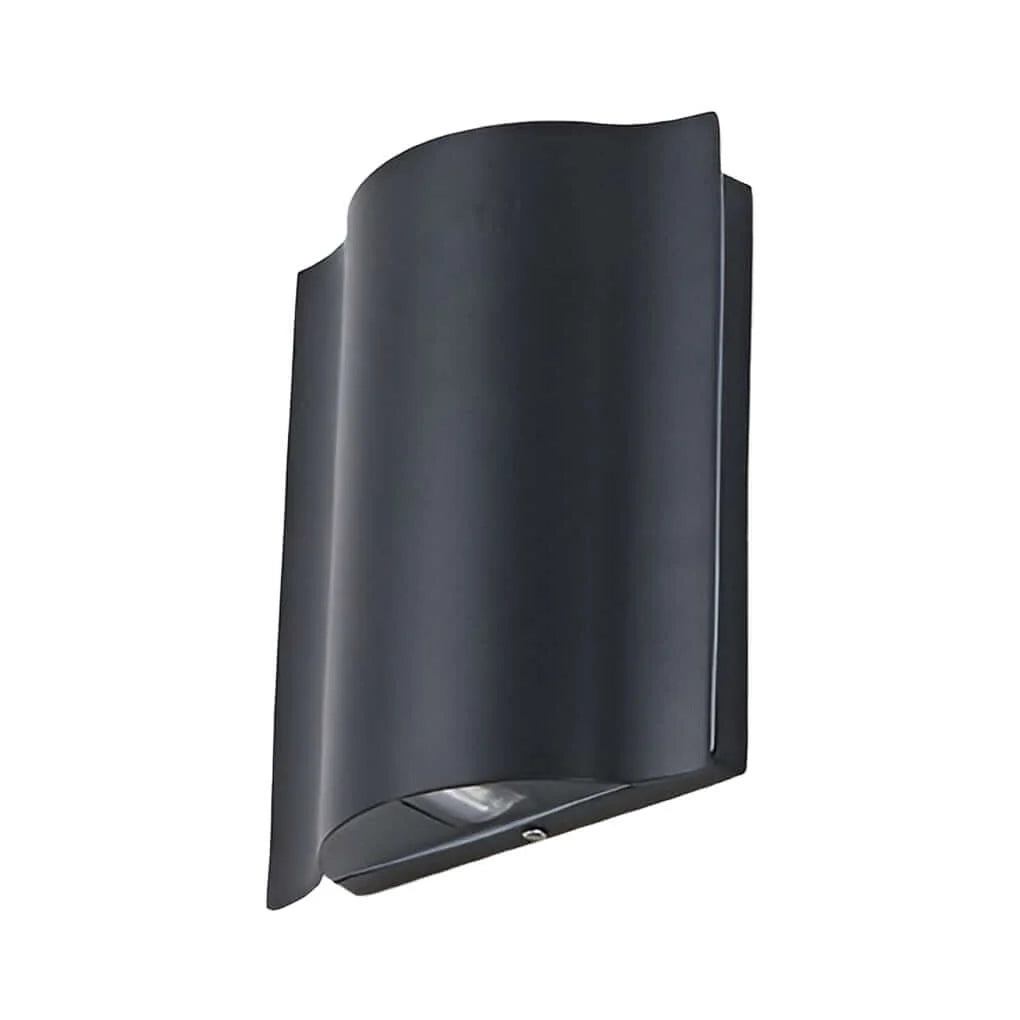 Beam Wall Light Wavy Aluminum Outdoor LED Up-Down Light 8