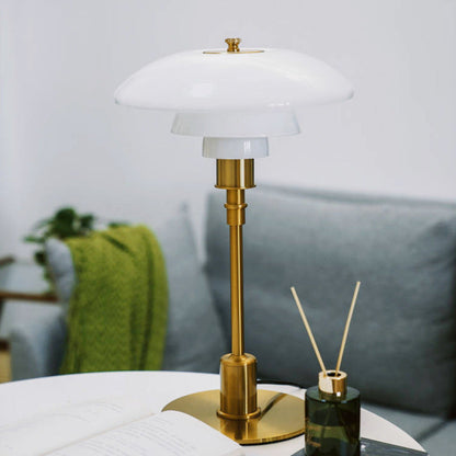 Danish Style Glass Table Lamp
