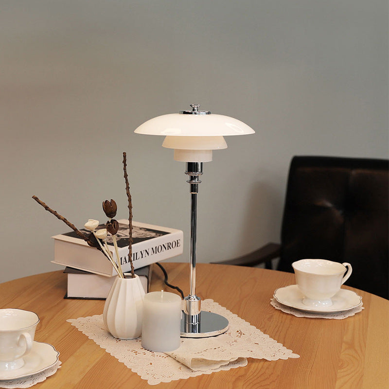 Danish Style Glass Table Lamp
