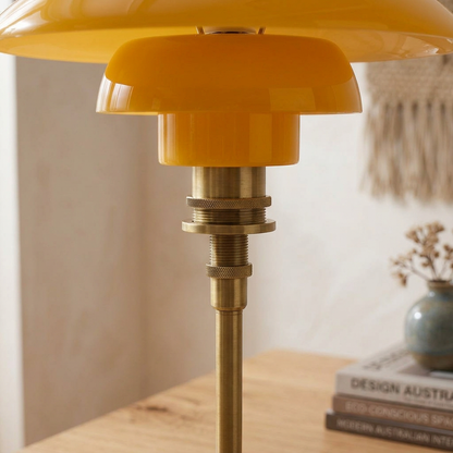 Danish Style Glass Table Lamp