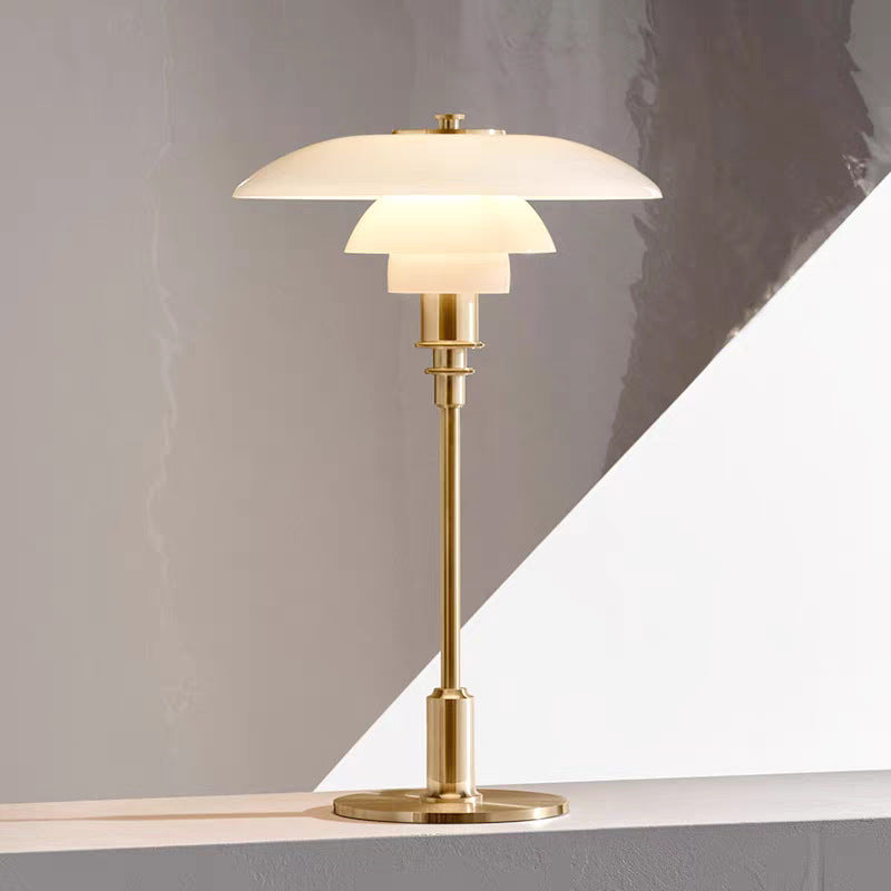 Danish Style Glass Table Lamp