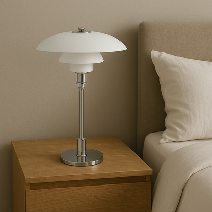 Danish Style Glass Table Lamp