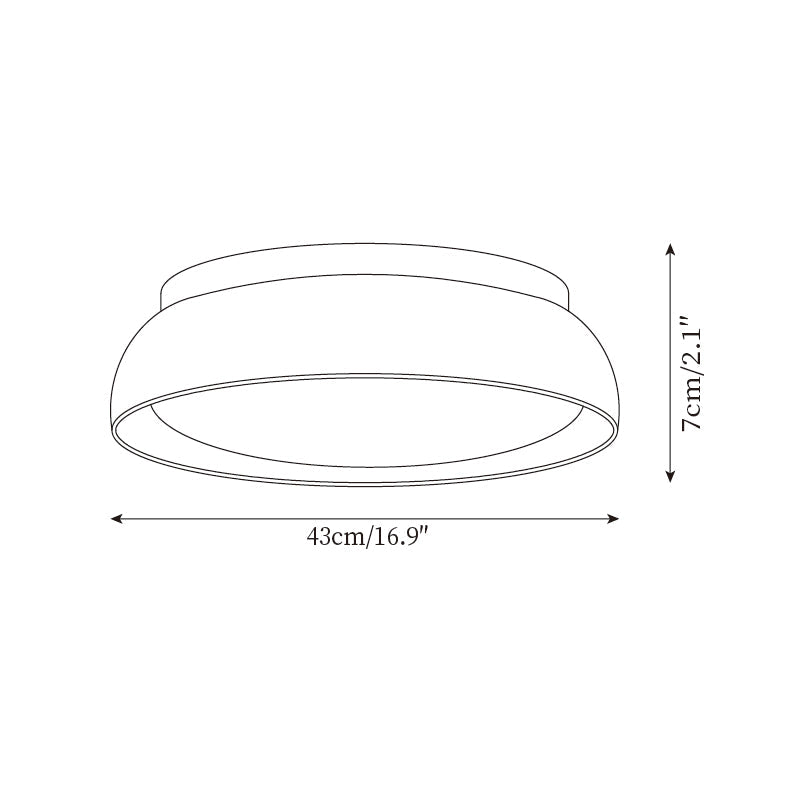 Depiara Organic Modern Ceiling Lamp Warm LED
