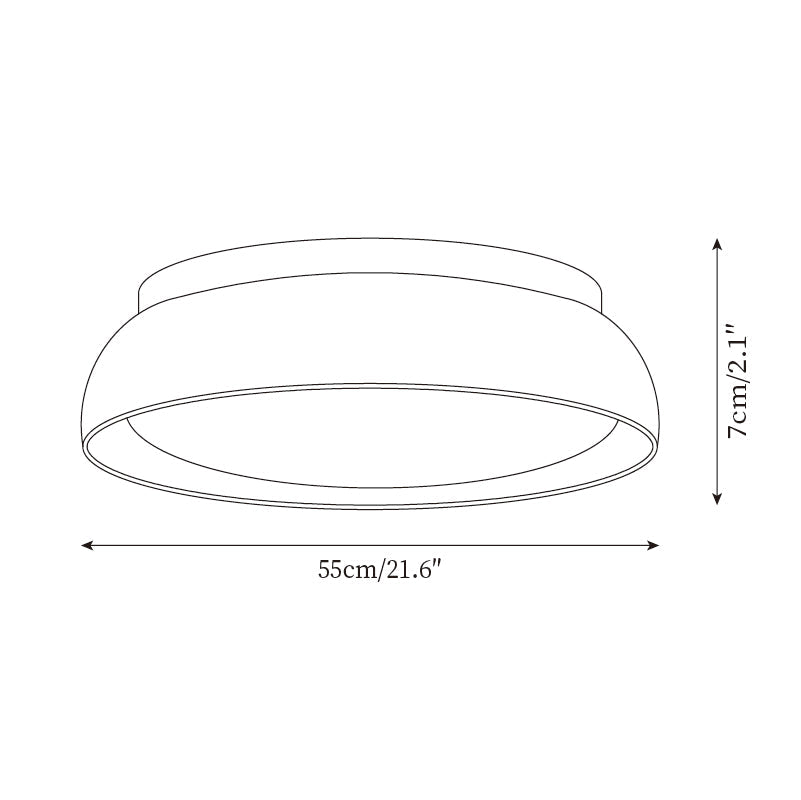 Depiara Organic Modern Ceiling Lamp Warm LED