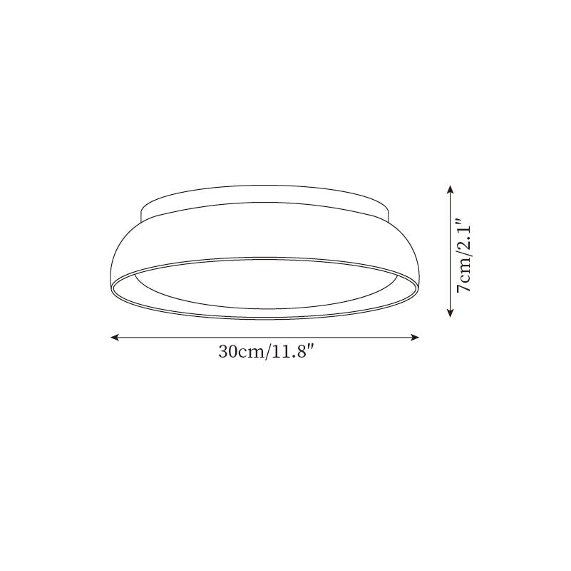 Depiara Organic Modern Ceiling Lamp Warm LED