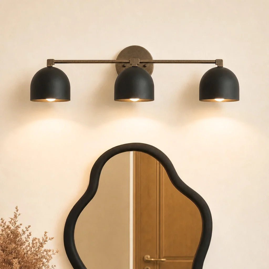 Nordic Metal Deep Ball Vanity Sconce 8
