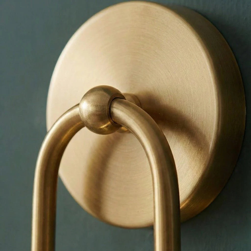Elara Haus Wall Sconce - Gold Double Frosted Glass Cylinder Wall Lamp 3