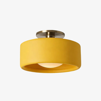Modern Porcelain Semi Flush Mount Ceiling Light 13