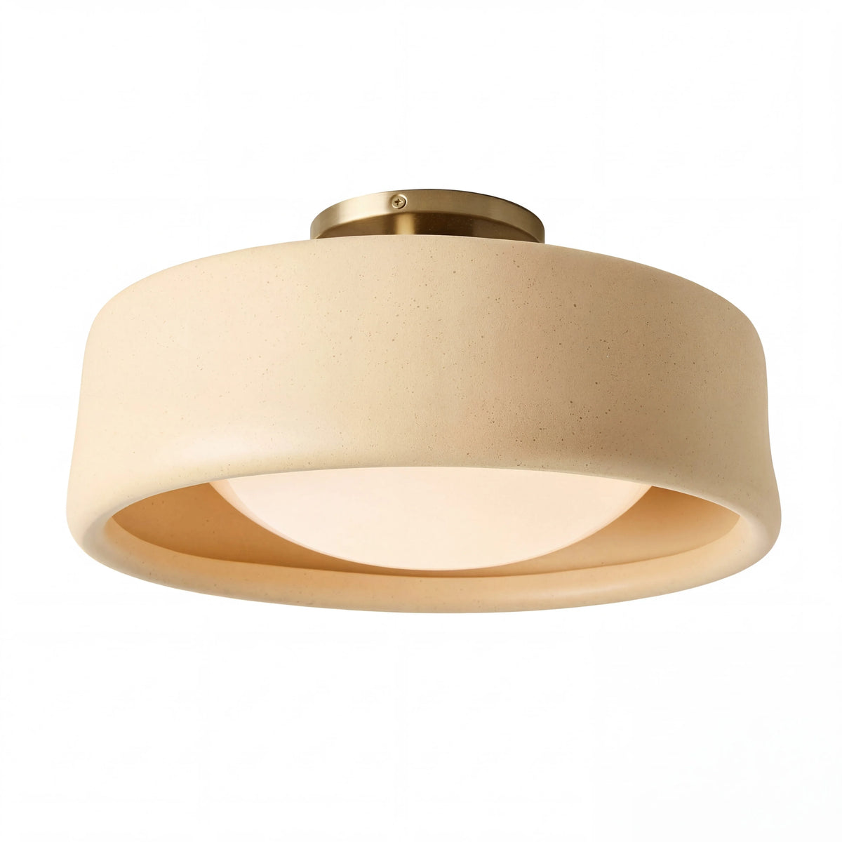 Modern Porcelain Semi Flush Mount Ceiling Light 15